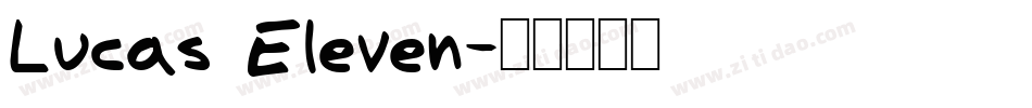 Lucas Eleven字体转换